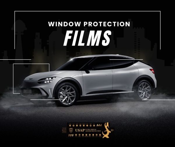 USA Protection 7HD Series HD70 Nano Ceramic Film – 2mil Transparent Front Windshield Tint with 70% VLT, 90% IR Rejection & 99% UV Protection