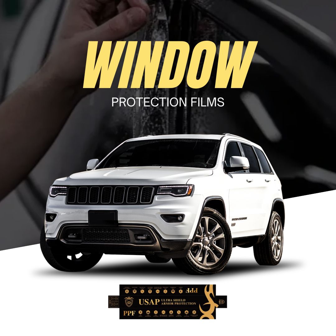 USA Protection Pro Max Series PM05 Nano Ceramic Film – 2mil 5% VLT Side Window Tint with 99% IRR, 100% UVR, 97.68% TSER