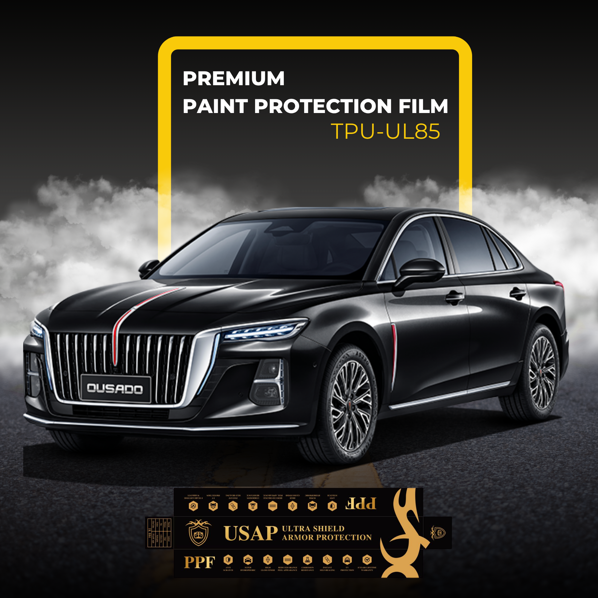 USA Protection TPU-UL85 Premium Paint Protection Film