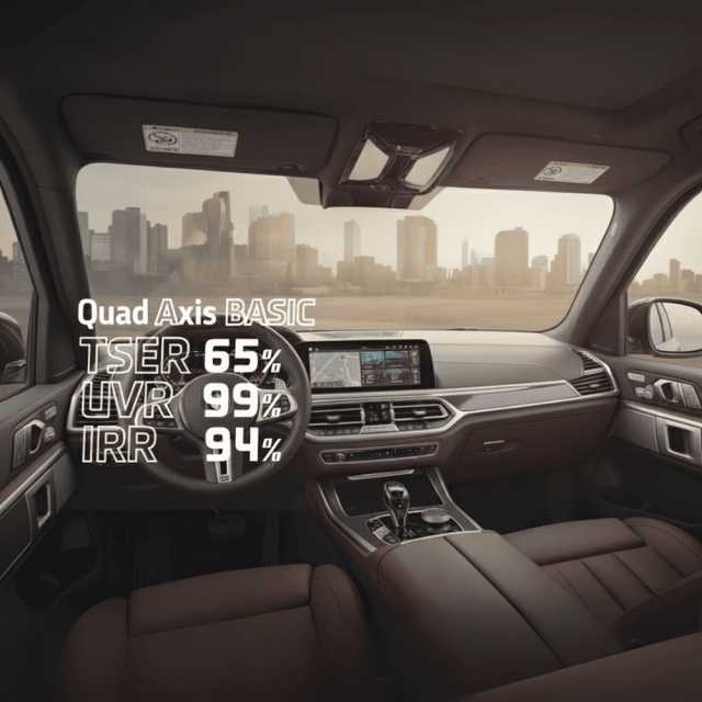 Basic Thermal Tint for Big Cars KSA