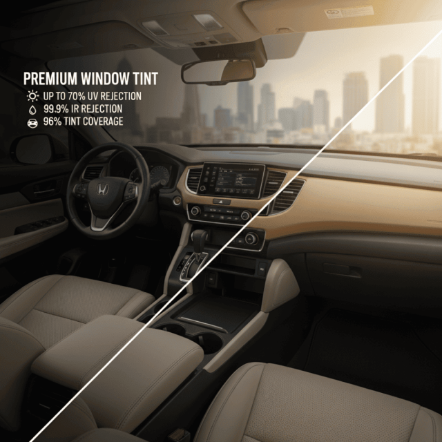 Basic Thermal Tint for Medium Cars Quad Axis Saudi Arabia