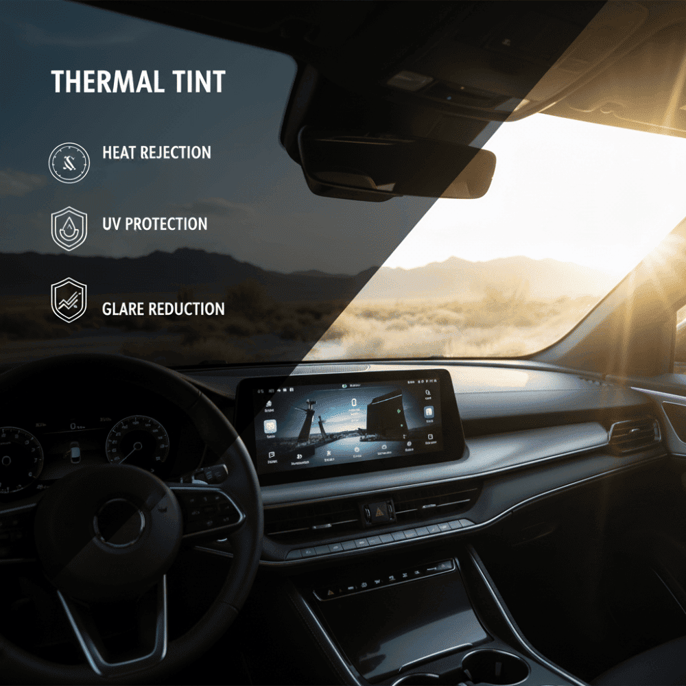 Basic Thermal Tint for Small Cars KSA
