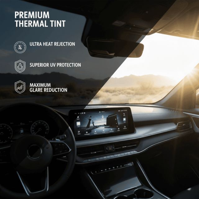 Premium Thermal Tint for Small Cars KSA